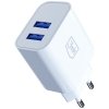3MK Ładowarka sieciowa 10W 2xUSB-A 2,4A FlowPower biała